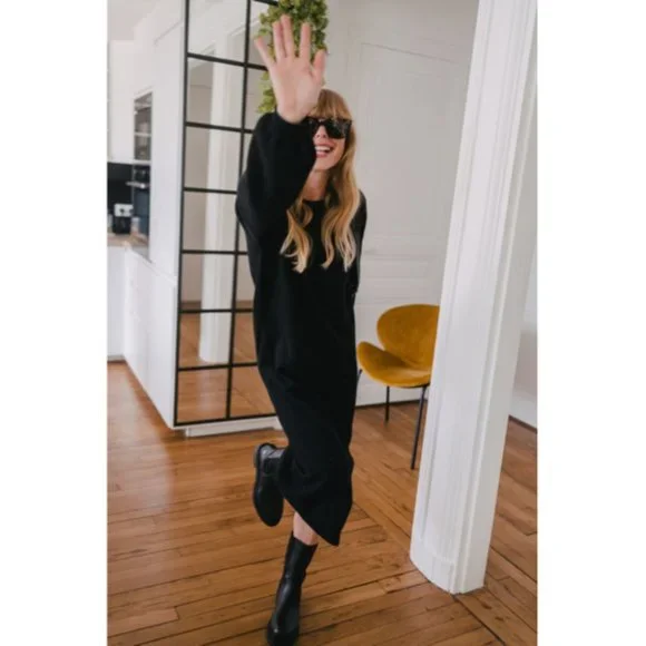 Saaj AMÉLIE Dress in Black - Picture 2 of 5